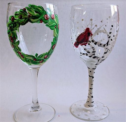 Holiday Glassware Painting
