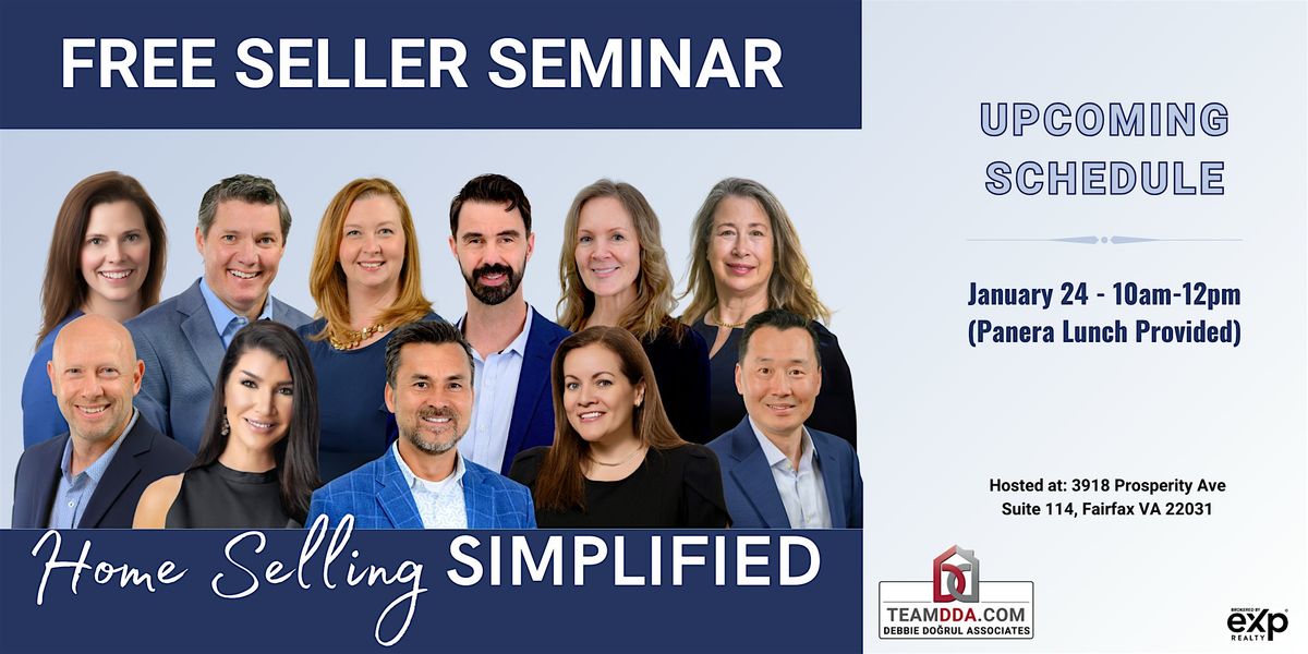 Free Home Seller Seminar (Lunch or Dinner Included)