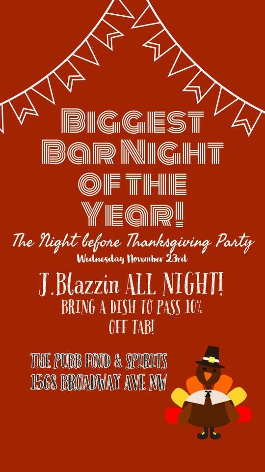 BIGGEST BAR NIGHT OF THE YEAR The Pubb Food Spirits Grand biggest-bar-night-of-the-year-the-pubb-food-spirits-grand