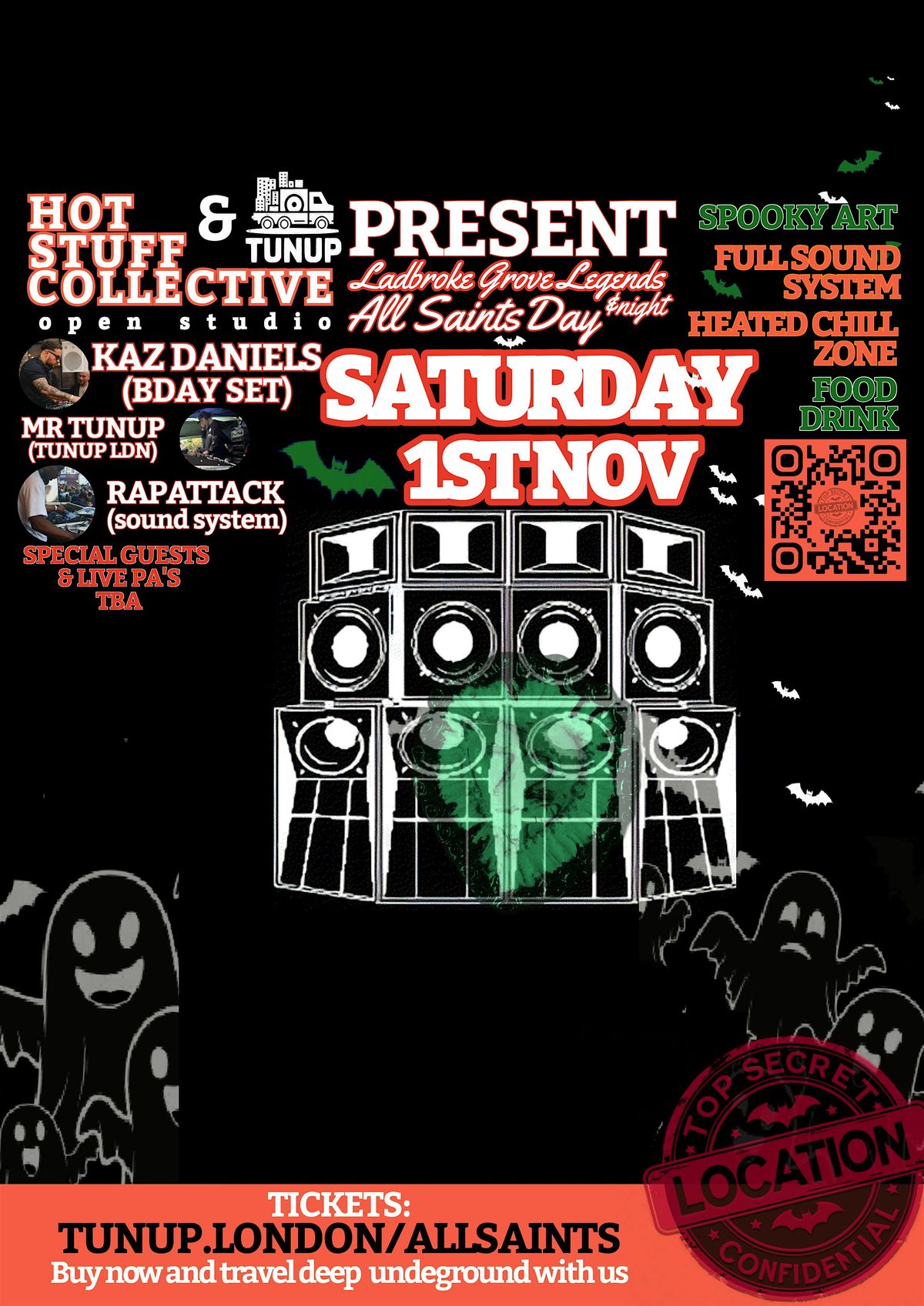 HOTSTUFF & TUNUP PRESENT - AllSaints: Ladbroke Grove Legends