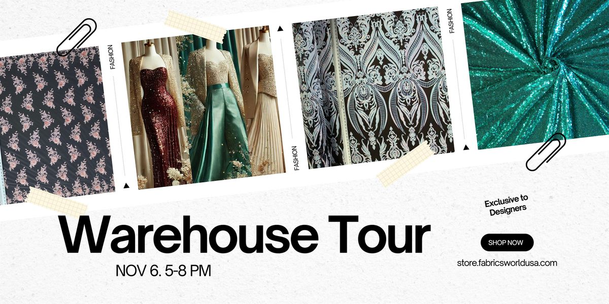 \u2728 Exclusive Designers\u2019 Night at the Fabric Warehouse \u2728