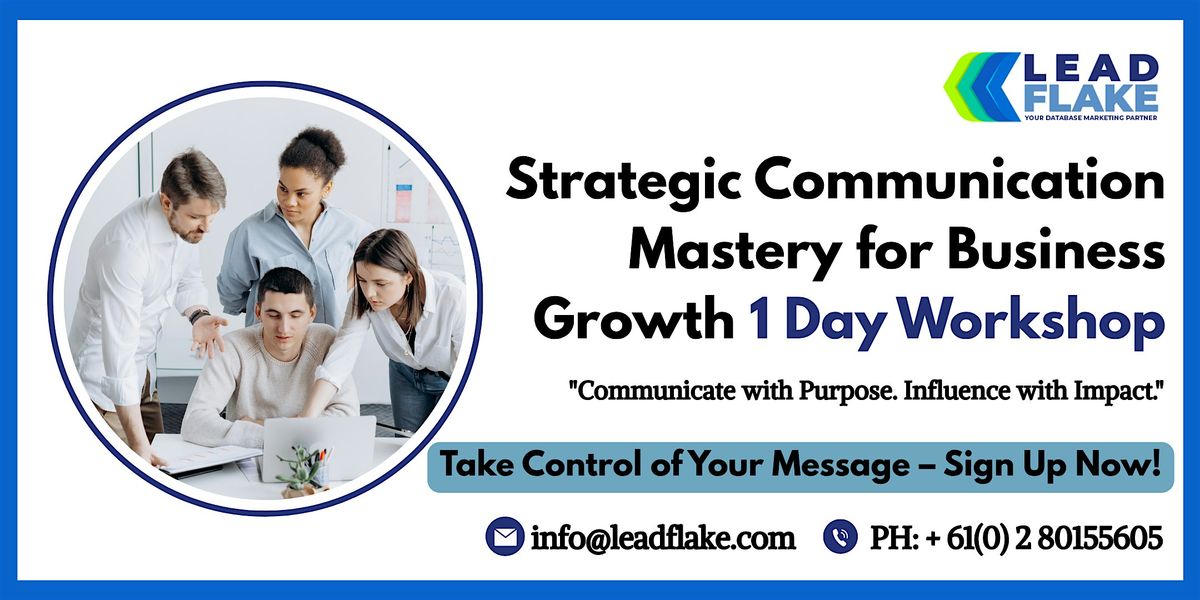 Integrated Communication Strategy Workshop in Napier