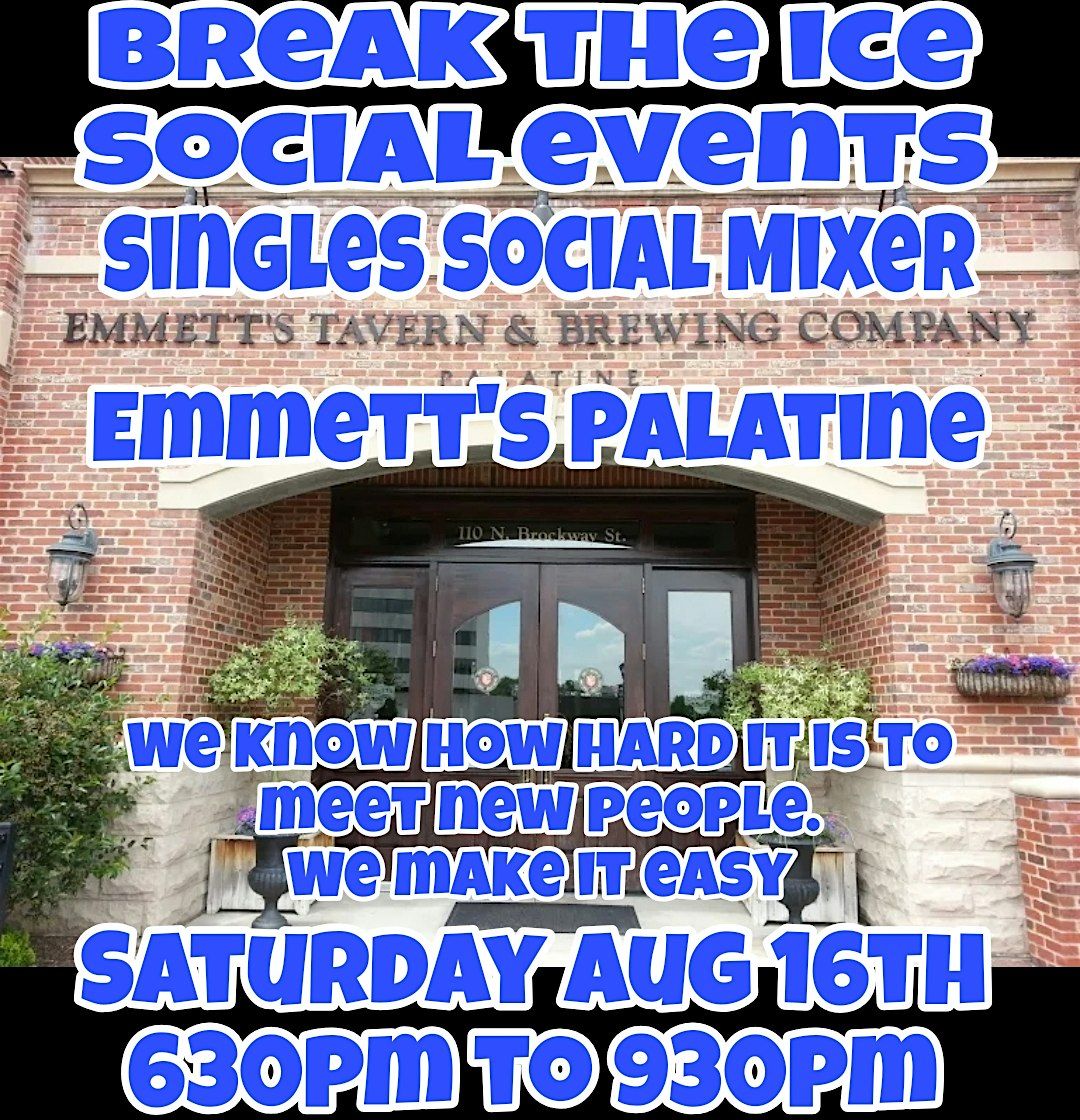 Singles Social Mixer Palatine Emmett's