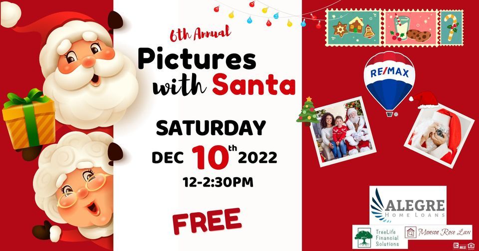 6th Annual Pictures with Santa REMAX Partners Berwyn December 10
