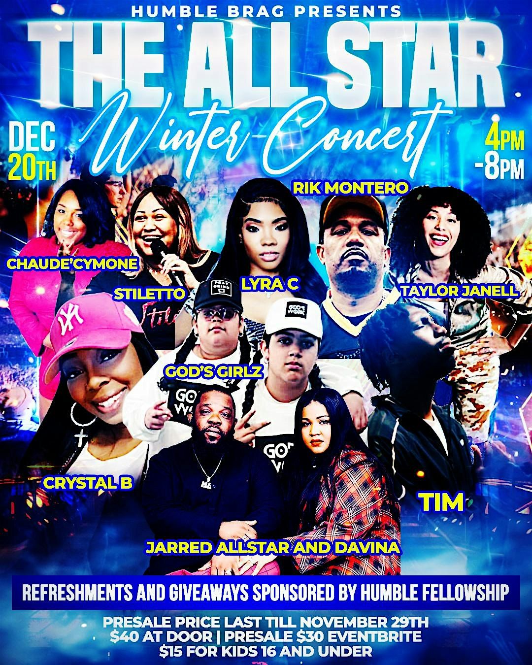 Humble Brag Presents: "The Allstar Winter Concert"
