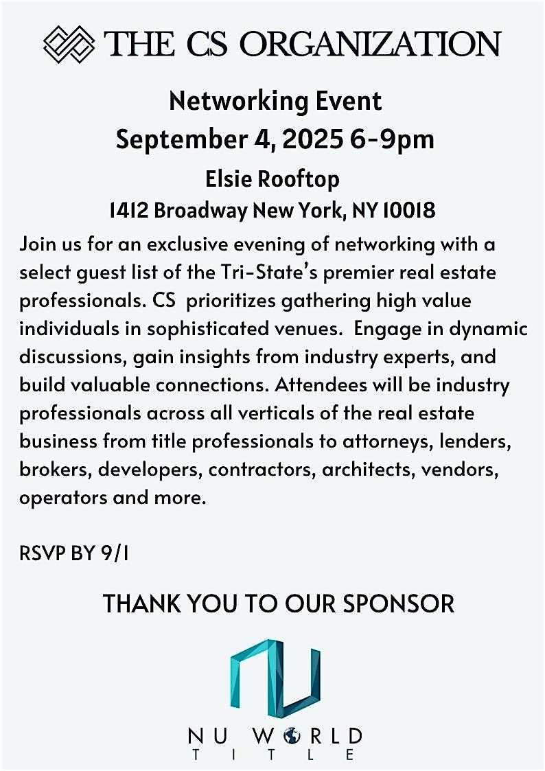 CS Networking Event