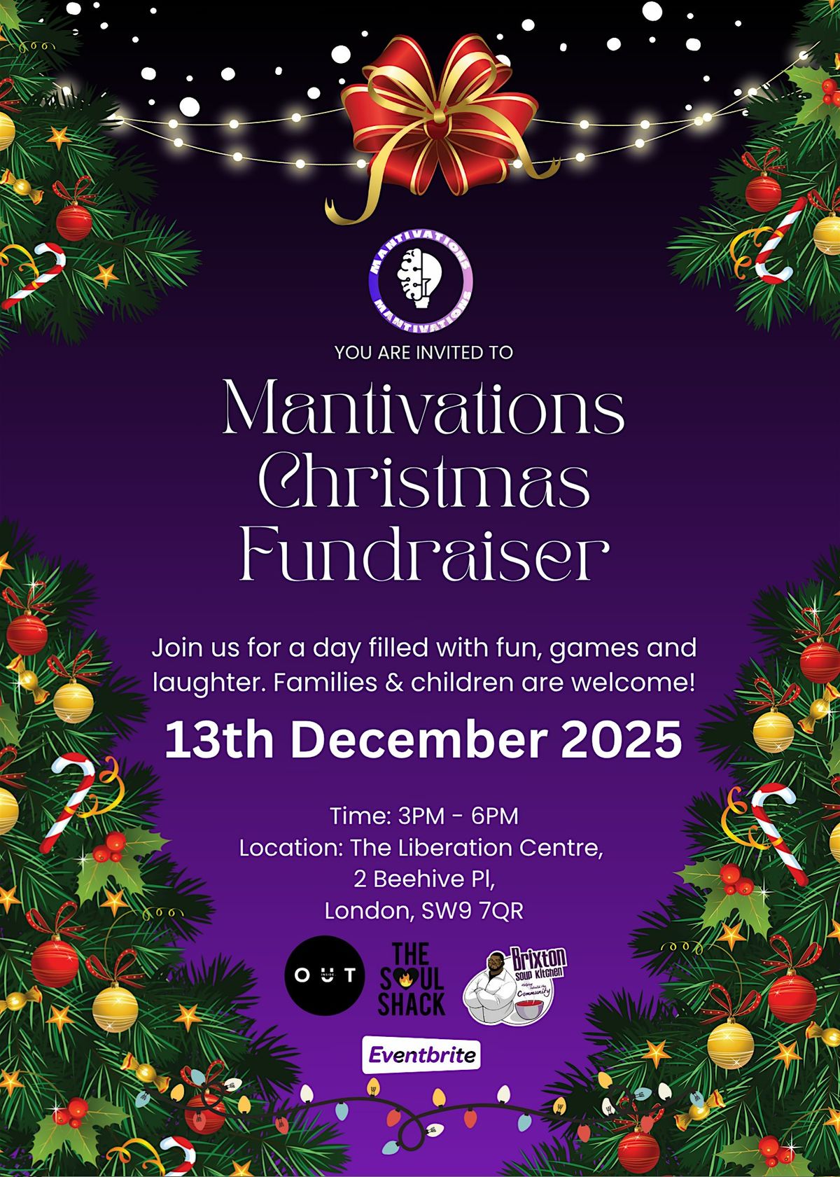 Mantivations Christmas Fundraiser Fun Day