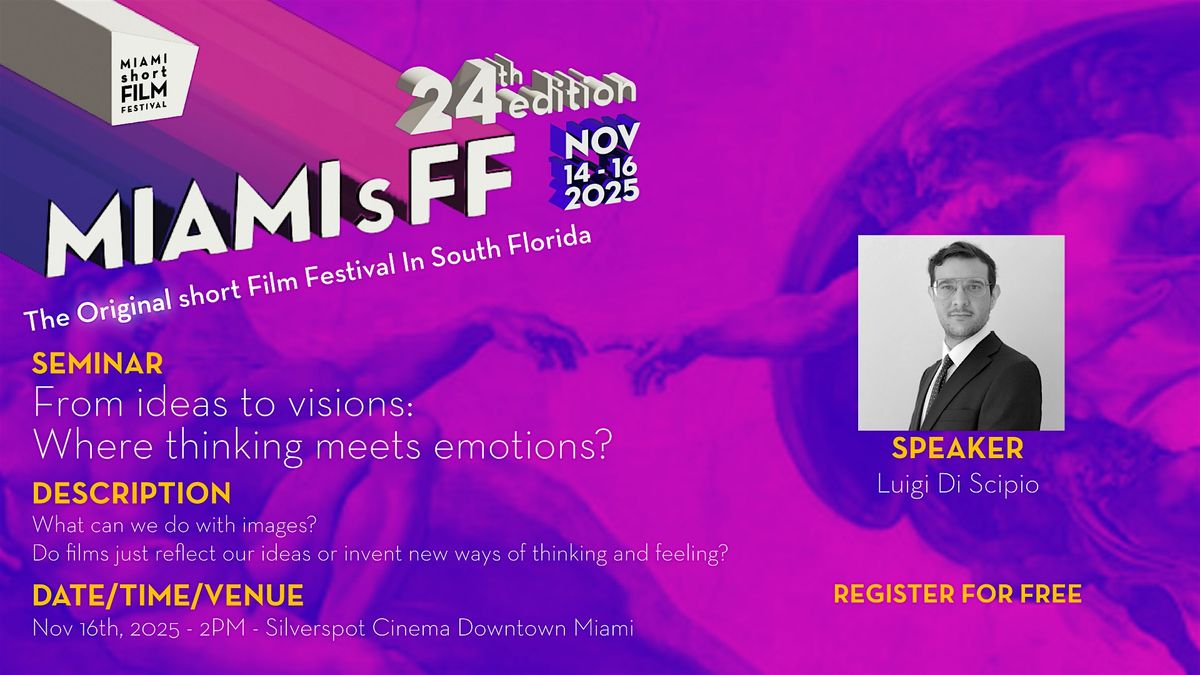 FREE SEMINAR - From ideas to visions: Where thinking meets emotions?