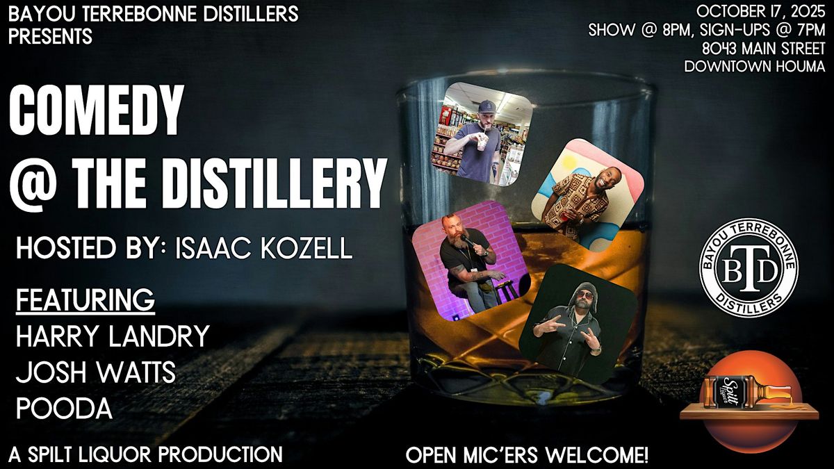 Comedy @ the Distillery!