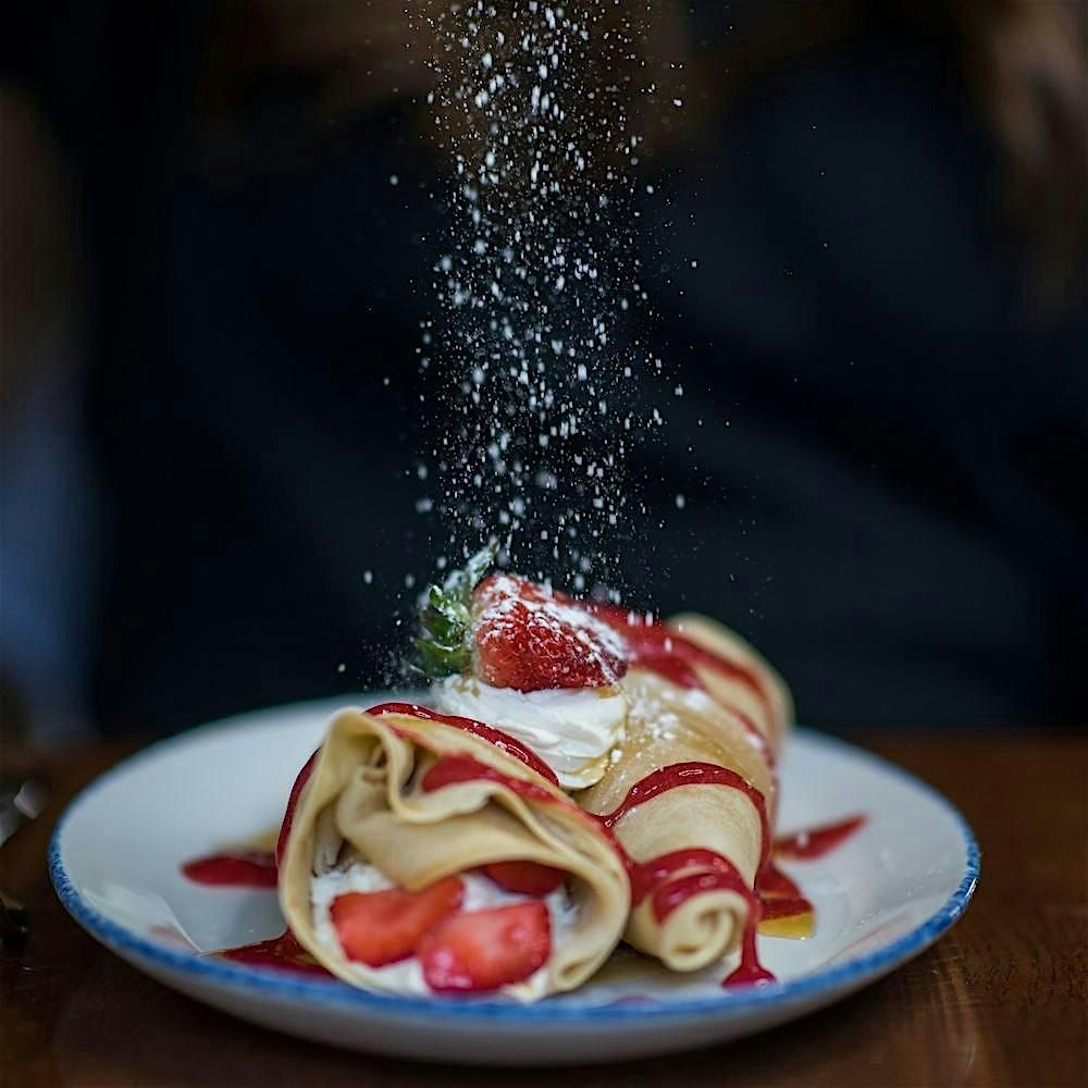 Holiday Cocktails & Crepes Cooking Class