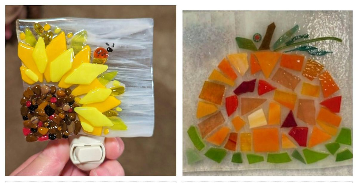 Pumpkin or Sunflower Fused Glass Workshop - Ann Arbor