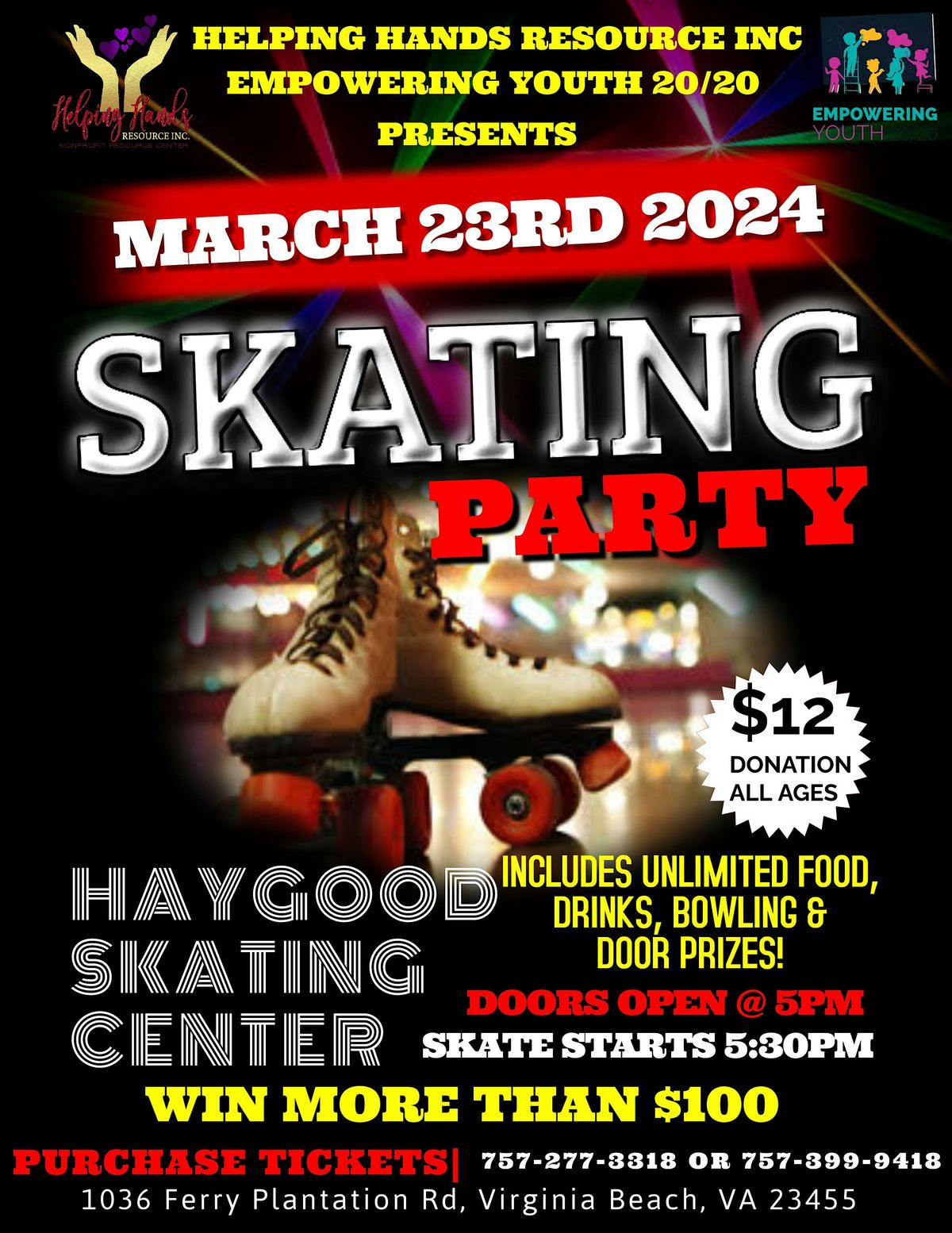 Skate Party Fundraiser