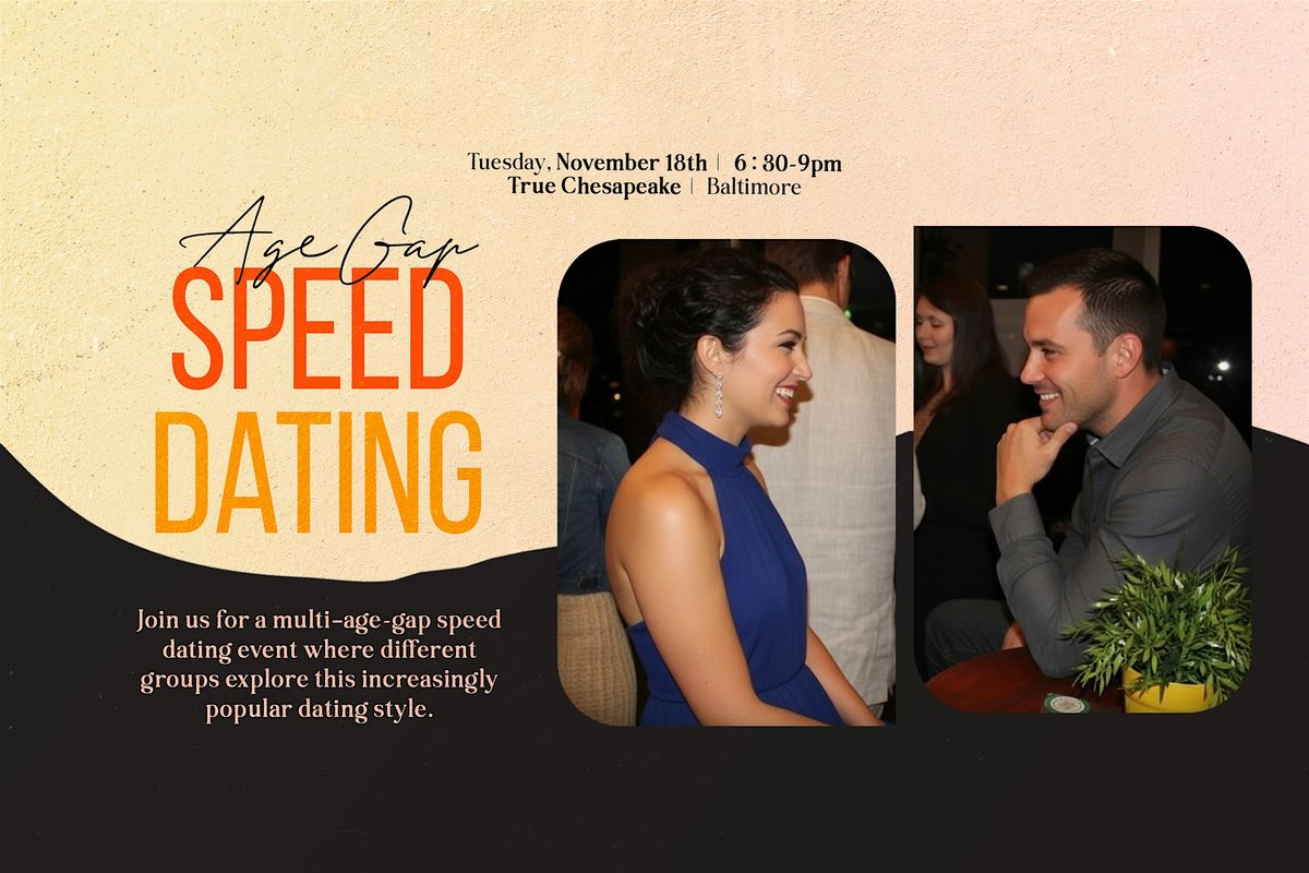 Age Gap Speed Dating