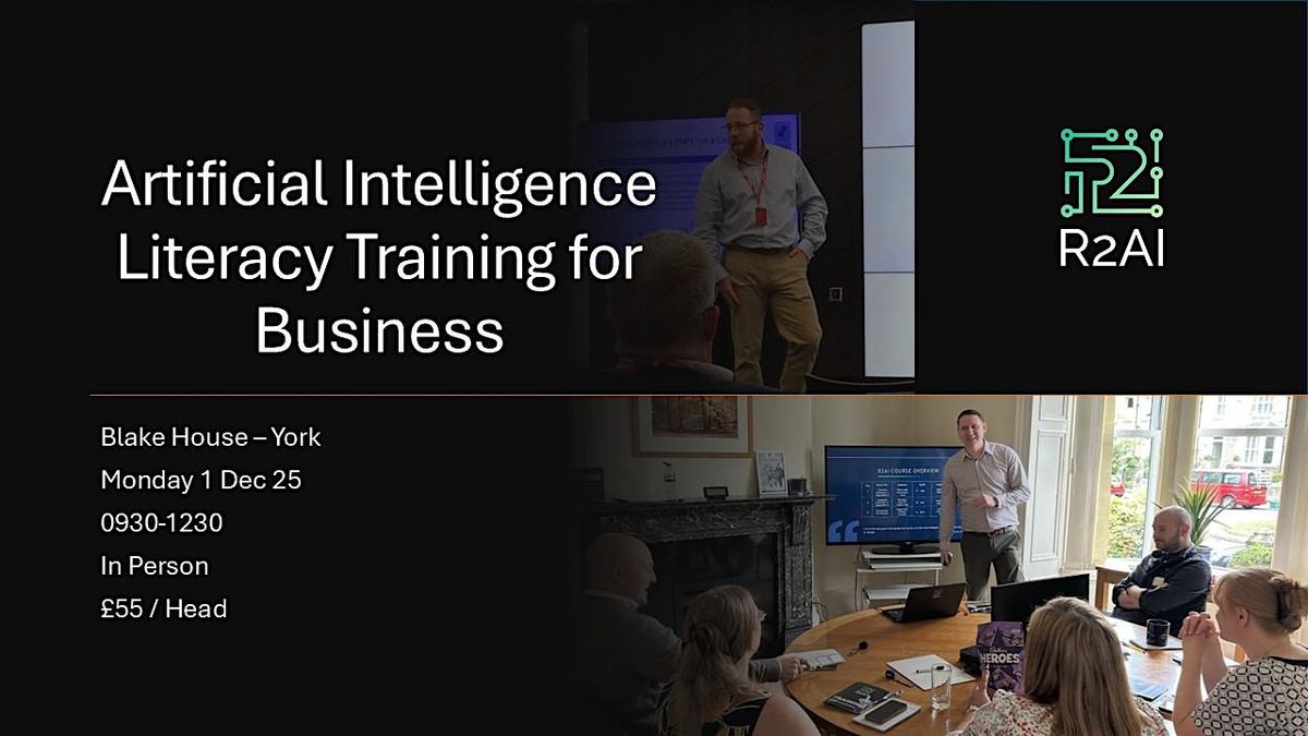 R2AI - AI Literacy Training \u2013 York