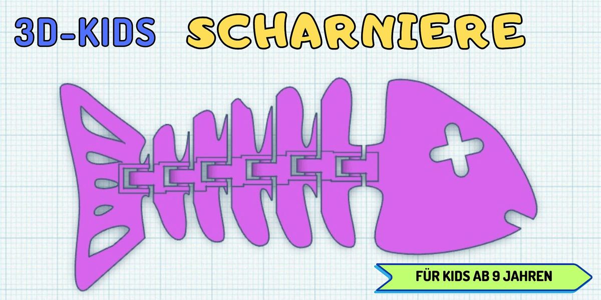 FabLabKids: 3D-Kids - Scharniere in 3D-Modelle integrieren
