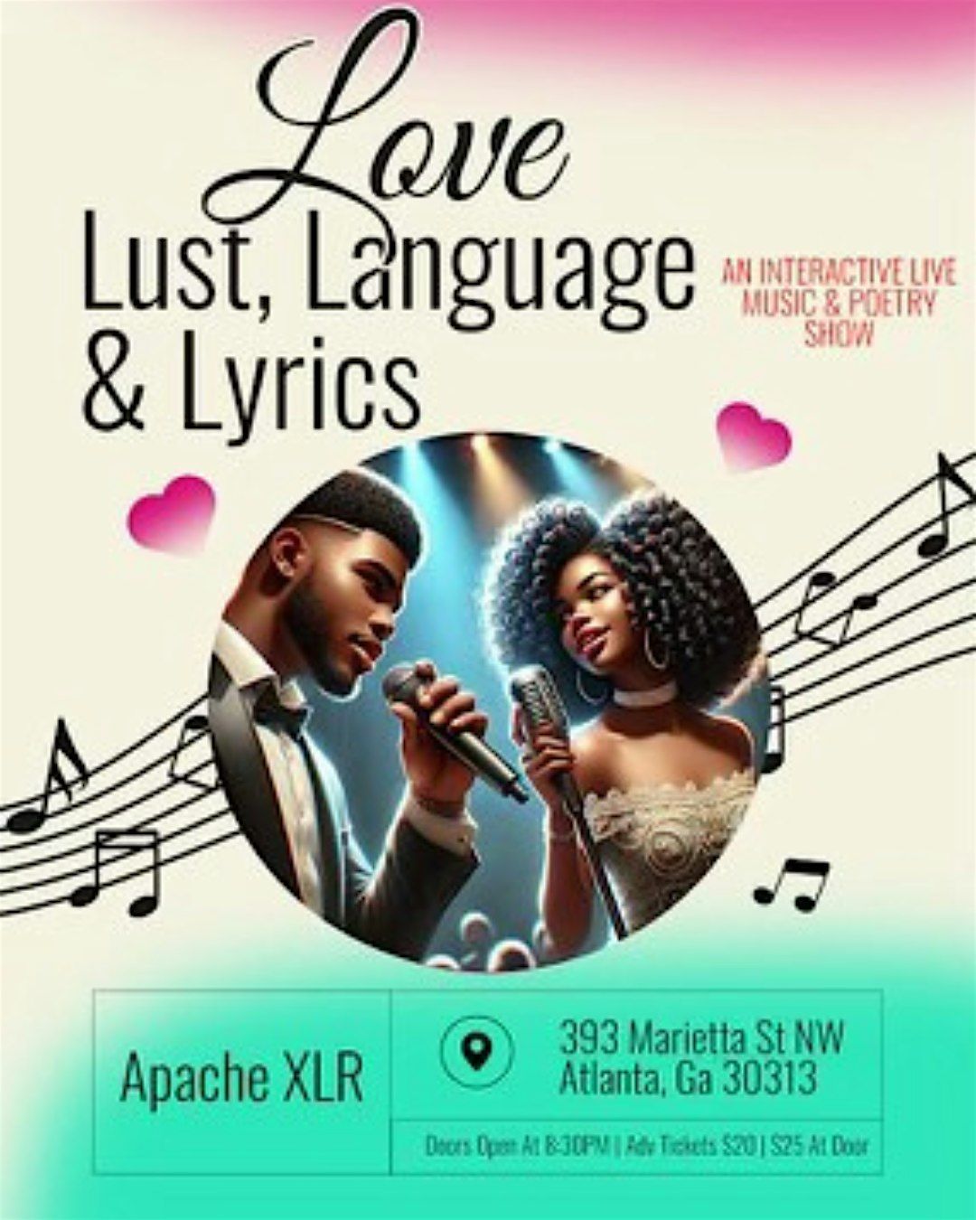 Love, Lust, Language, & Lyrics: An Interactive Live Music & Poetry Show