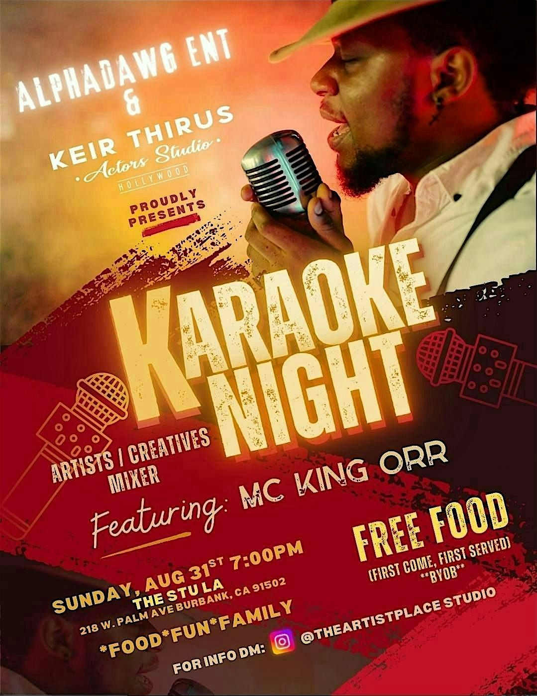 KARAOKE NIGHT CREATIVE ARTIST MIXER