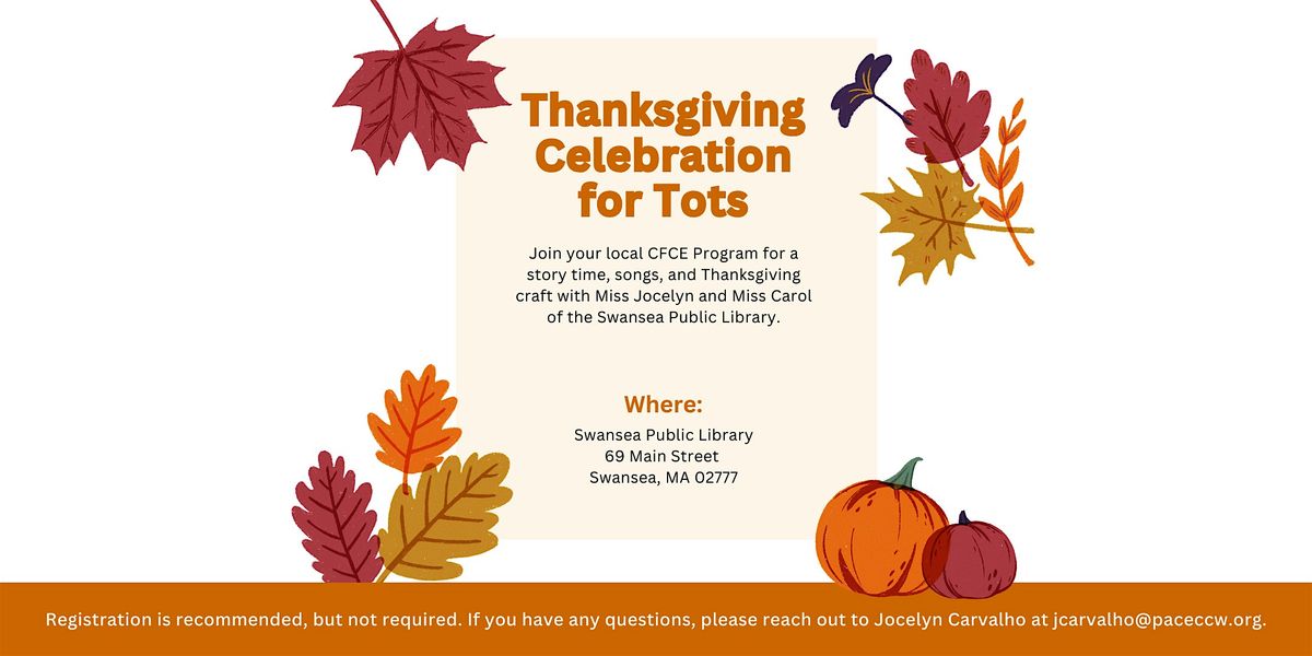 Thanksgiving Celebration for Tots
