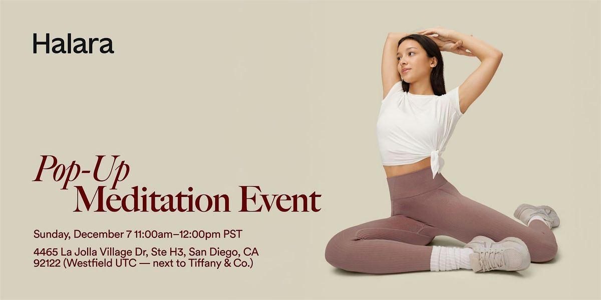 Halara Pop-Up Meditation Event