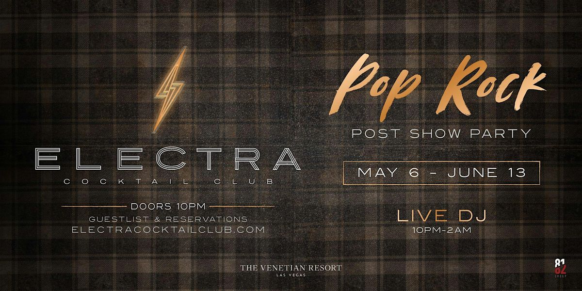 Pop Rock Post Show Party