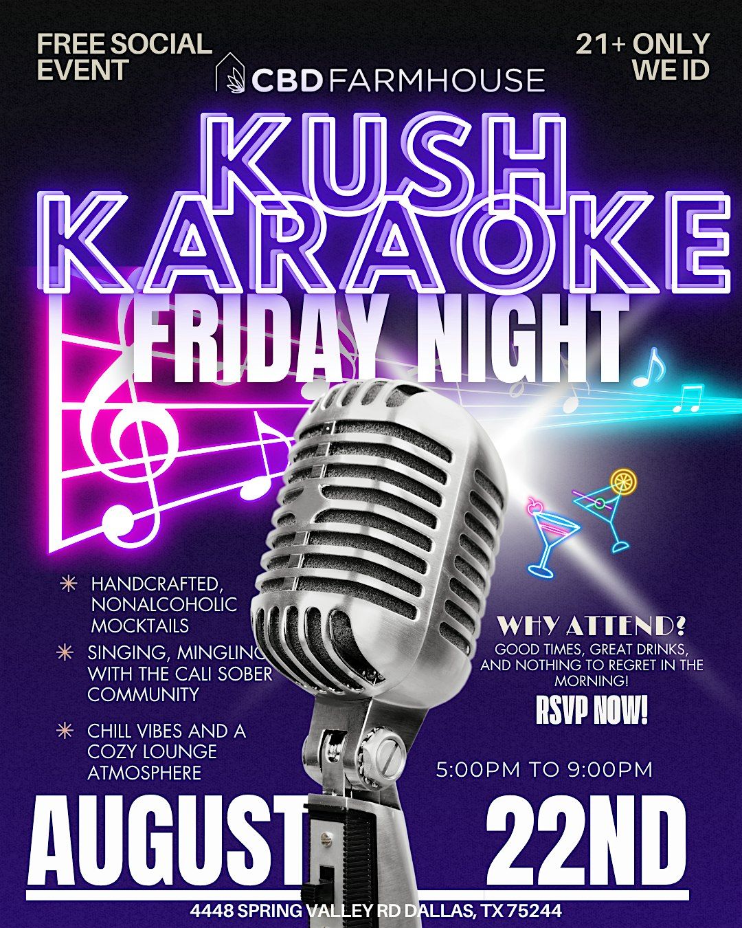 Kush Karaoke - Cali Sober Sip+Social