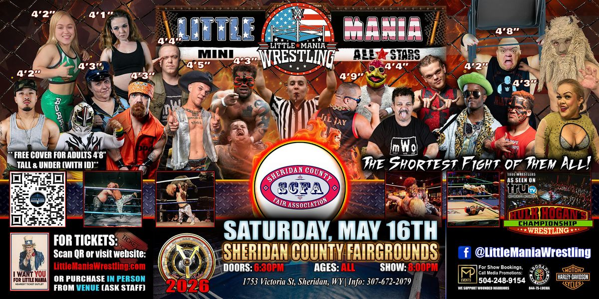 Sheridan, WY - Little Mania Mini Wrestling @ Sheridan County Fairgrounds