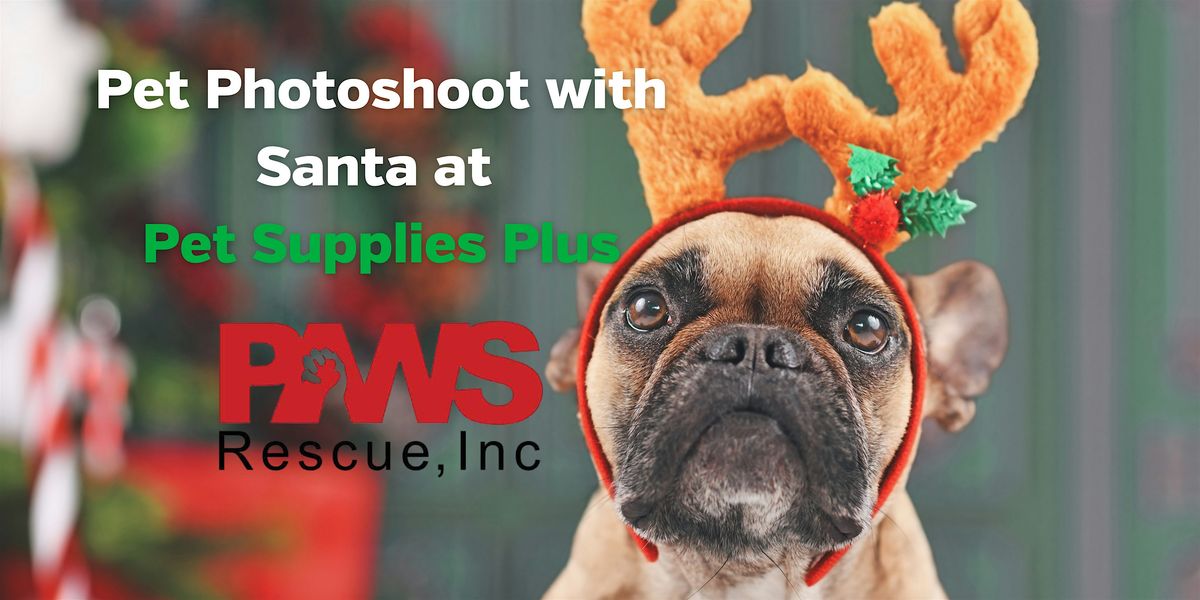 Pet Photoshoot and Fundraiser with Santa