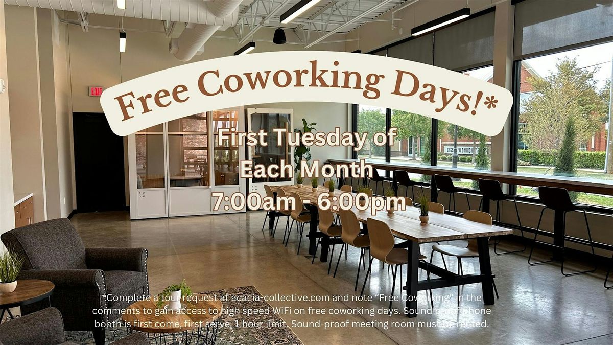 Free Coworking Days @ Acacia Collective