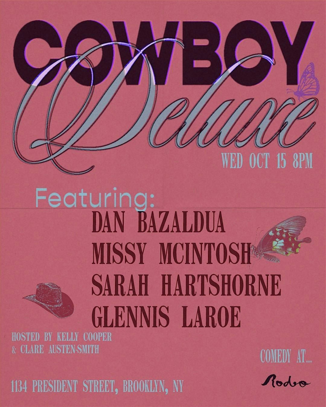 Cowboy Deluxe: Comedy at Rodeo 10\/15