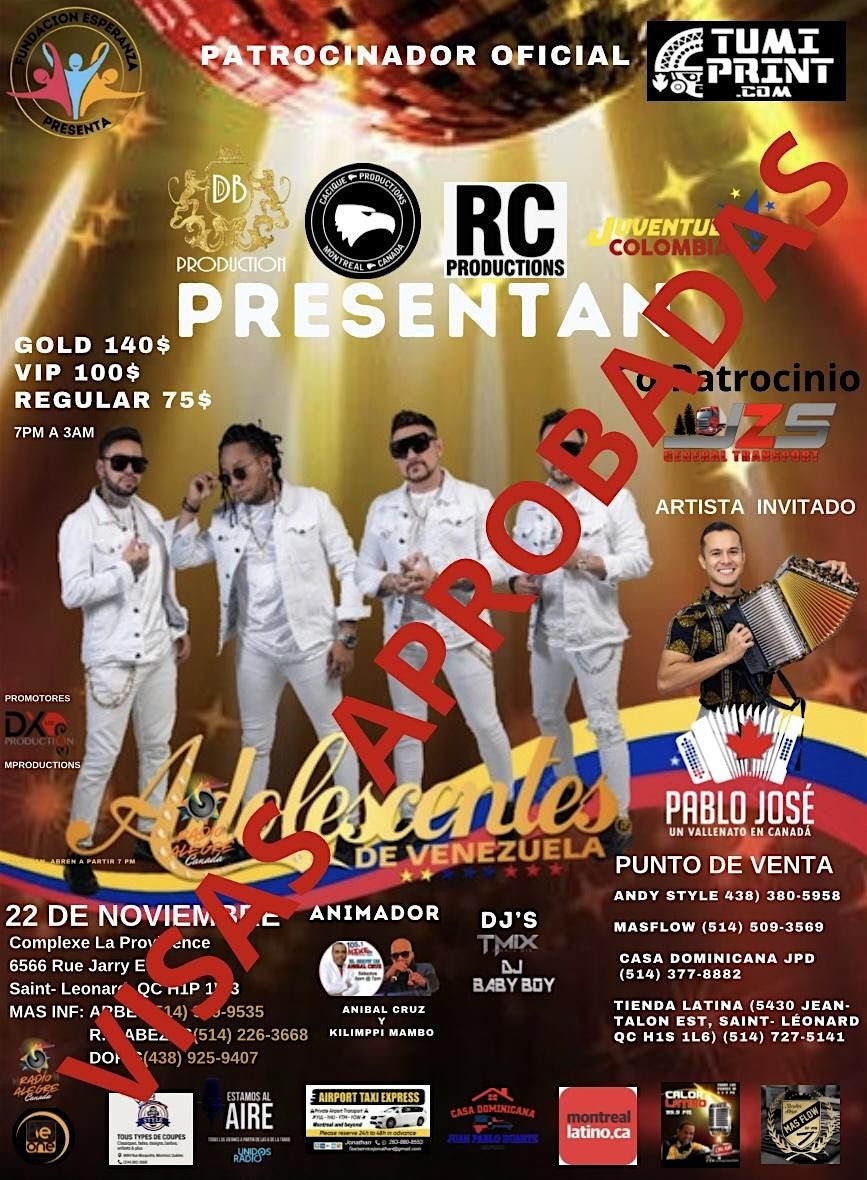 ADOLESCENTES DE VENEZUELA EN MONTREAL