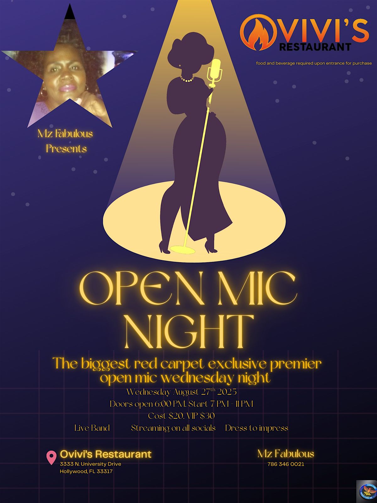 OPEN MIC NIGHT premier