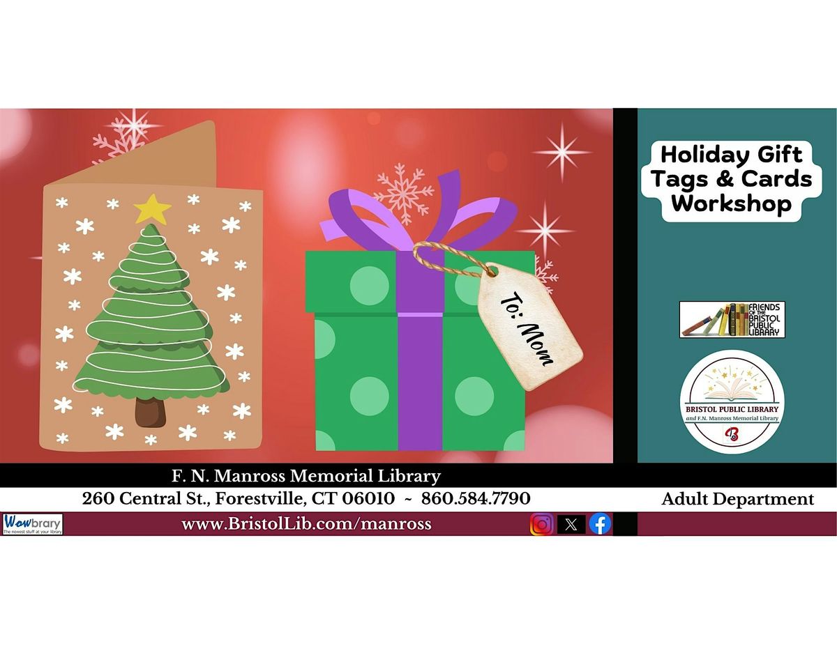 Holiday Gift Tags & Cards Workshop