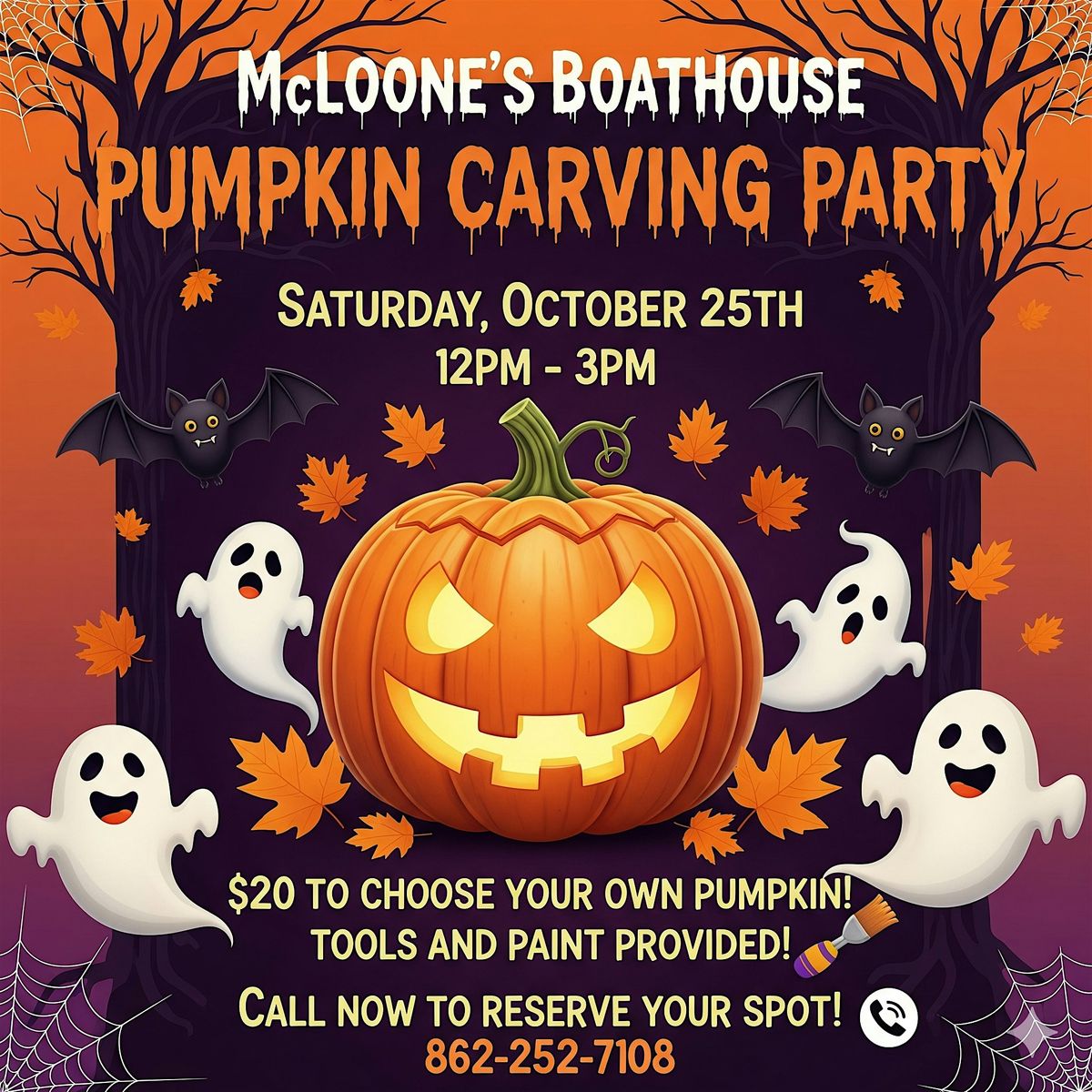 McLoone's Boathouse - Pumpkin Carving Party