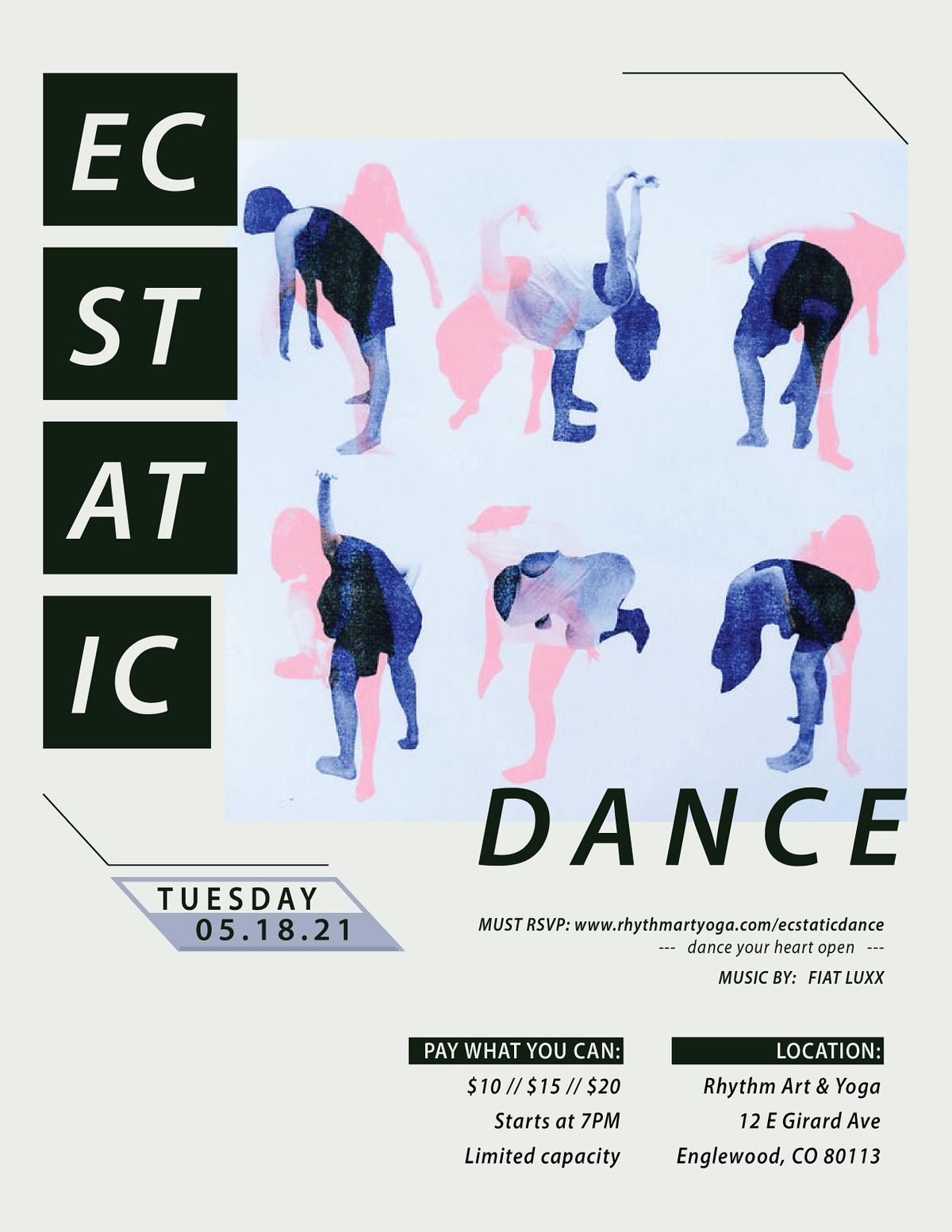 Dance Your Heart Open Ecstatic Dance 5 18 Rhythm Art Yoga Englewood Co May 18 21