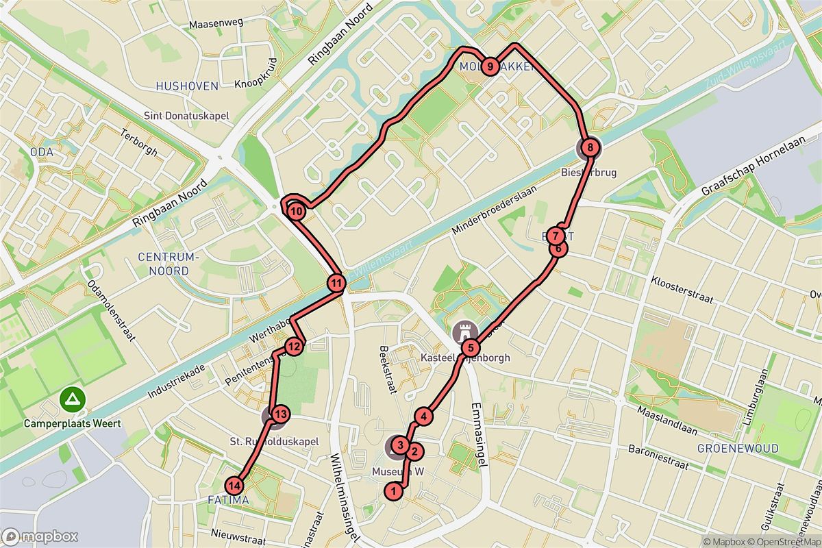 Weert Audio Tour: Monks, Mills, and Mysteries Through the Ages