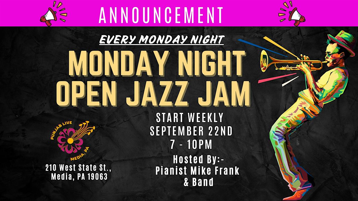 Open Jazz Jam - Every Monday @Punjab Live