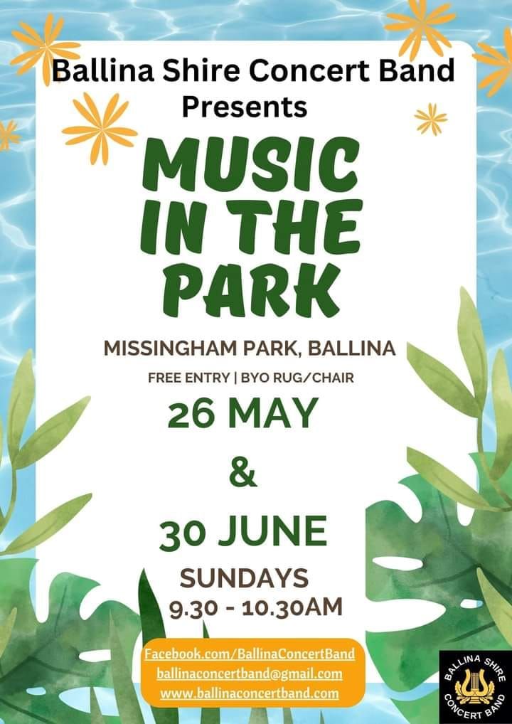 Ballina Concert Band Presents Music In The Park 