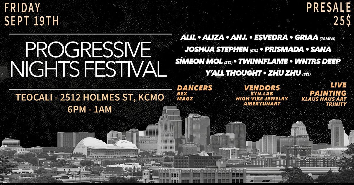 Progressive Nights Festival- Teocali Rooftop 9\/19\/25