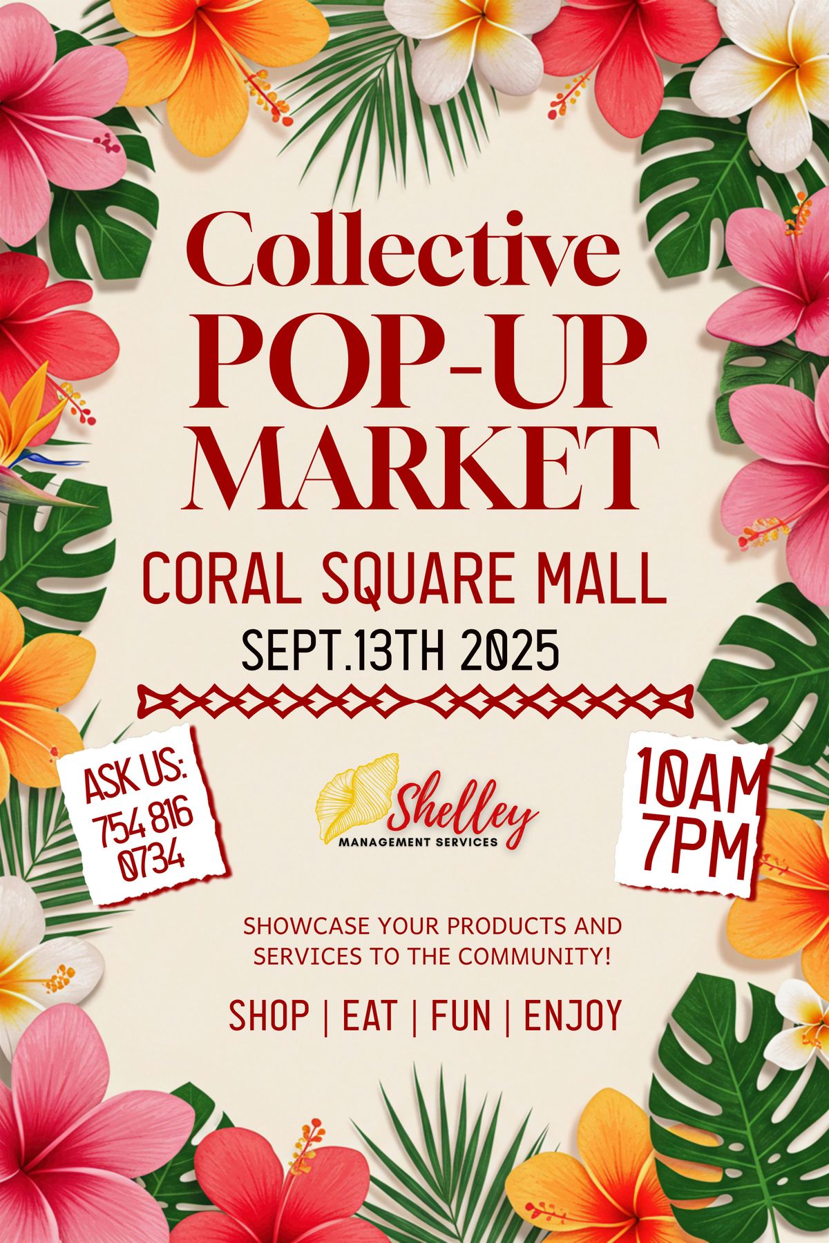 CORAL SQUARE MALL POP-UP