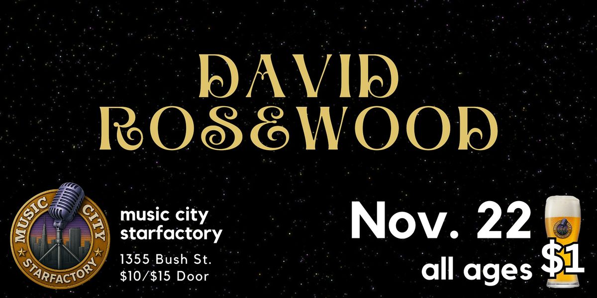 David Rosewood - Live at Music City Starfactory | Fingerstyle Guitar