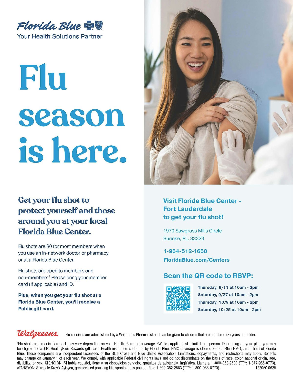 Flu Shots @ Florida Blue Sunrise