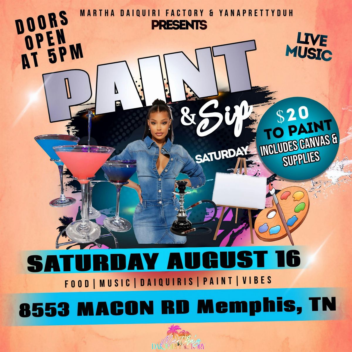 Paint & Sip Saturday