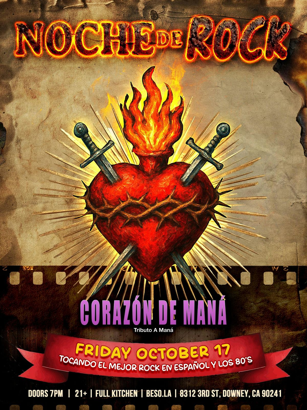 Noche De Rock - Mana Tribute con Corazon de Mana!