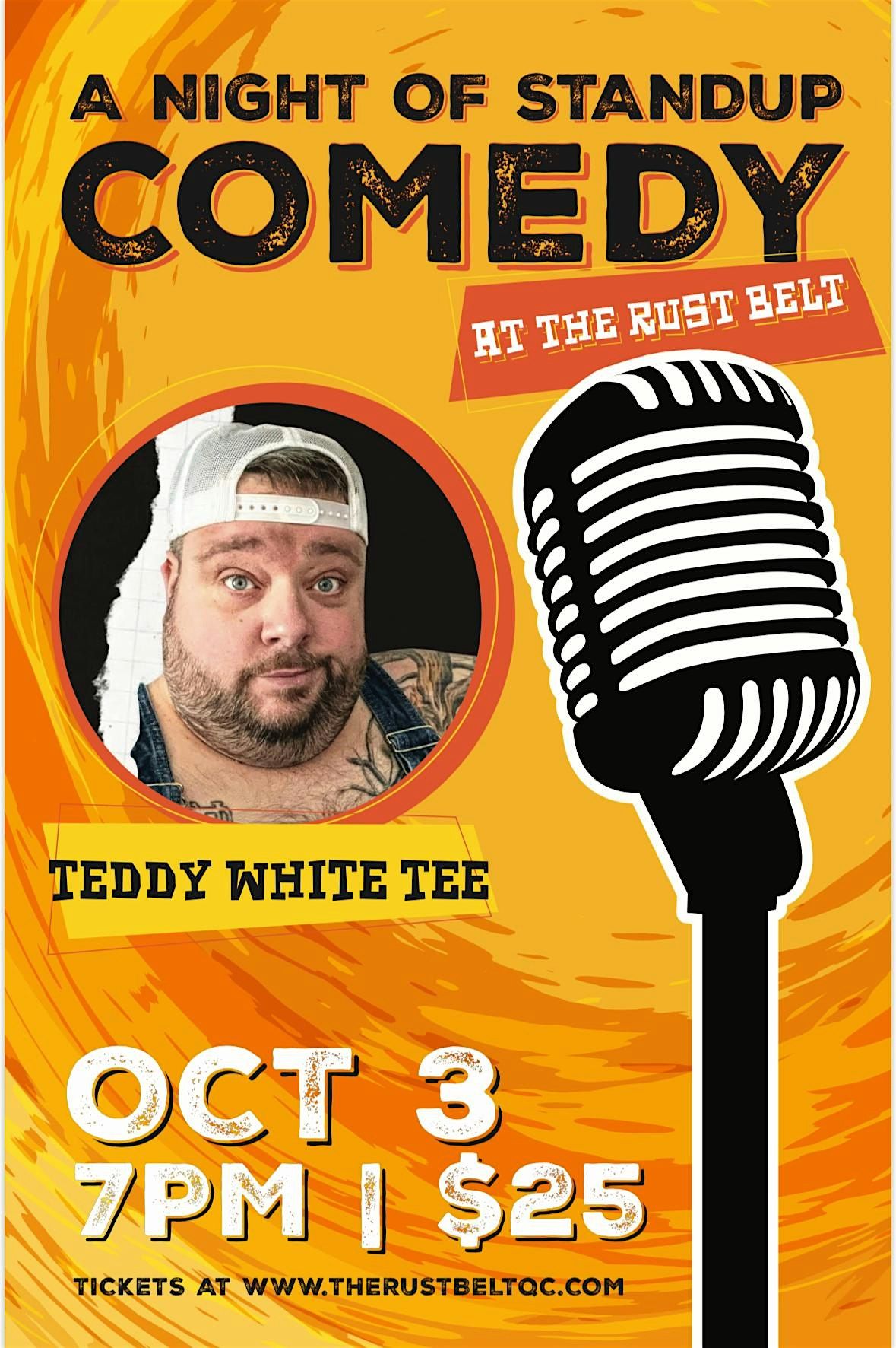 A Night of Comedy with Teddy White Tee