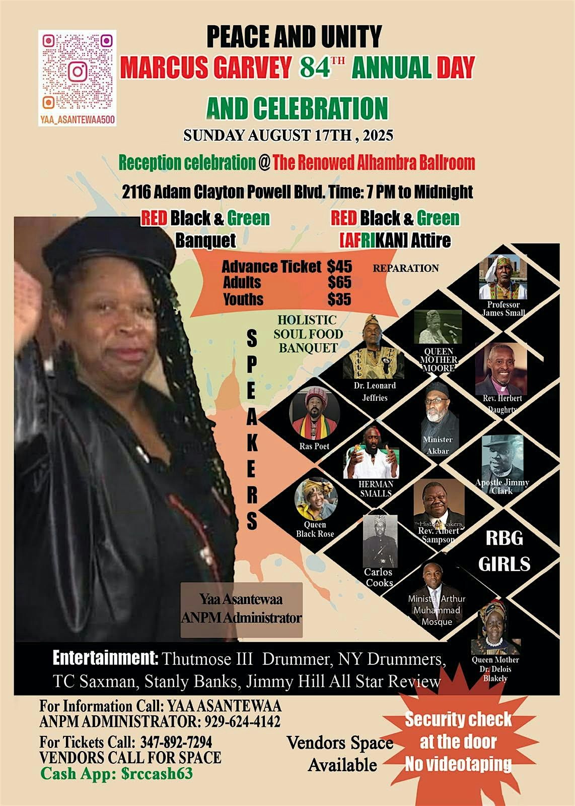 Marcus Garvey 84 Annual Day And celebrations