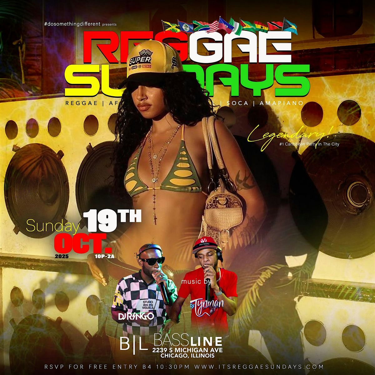 REGGAE SUNDAY: The #1 Caribbean Party In The City