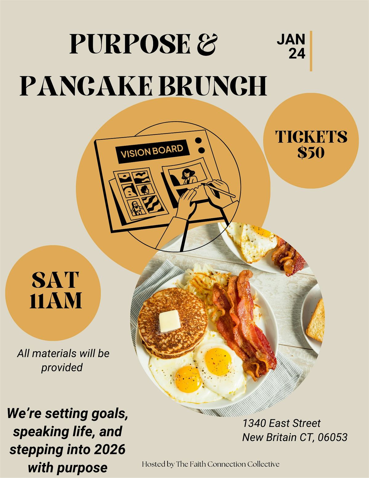 PURPOSE + PANCAKE BRUNCH