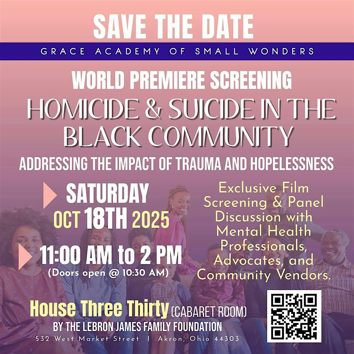 Suicide & Homicide in the Black Community: Documentary Screening