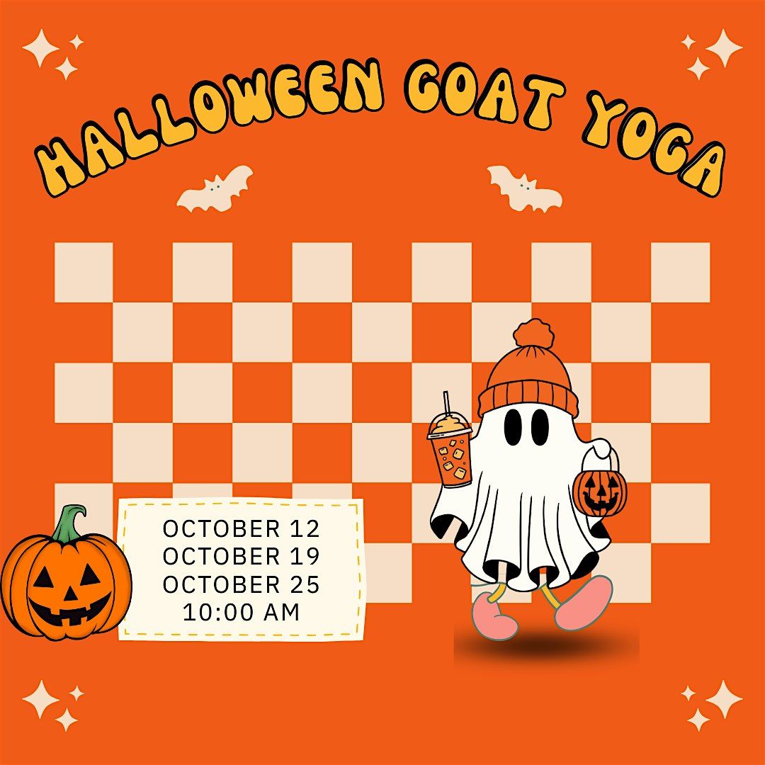 Halloween Baby Goat Yoga