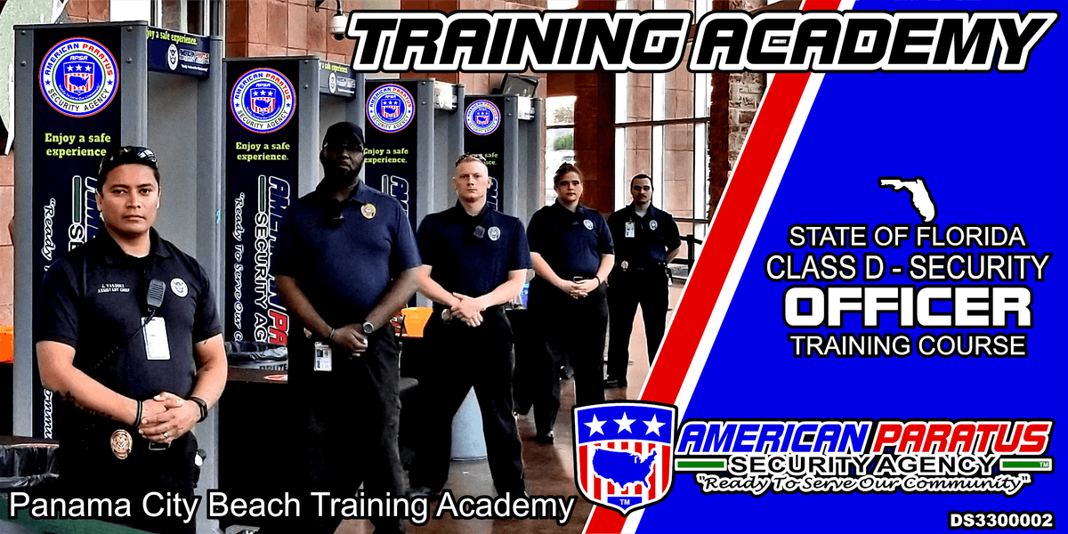 FL Class "D" - Security Officer Course 5-days (Panama City Beach, FL)